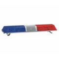 12V vermelho e azul polícia barra de luz Xenon Lightbar